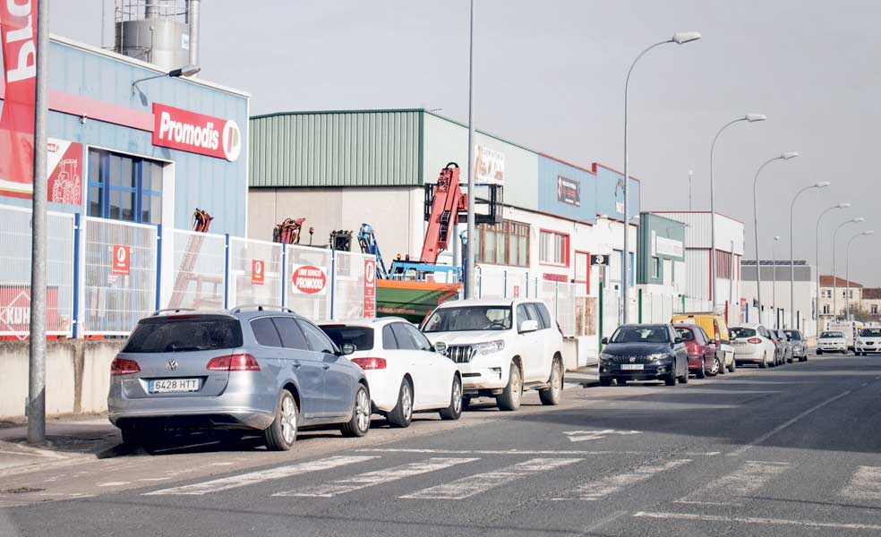 Polígono industrial de San Lázaro en Santo Domingo de la Calzada.