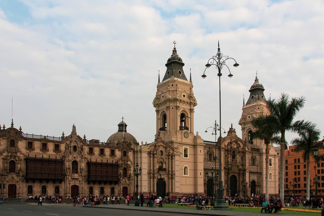 Centro histórico de Lima, capital de Perú.