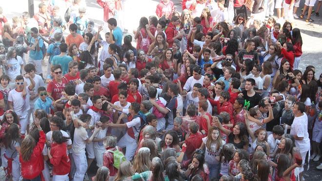 La bomba abre las fiestas de Arnedo