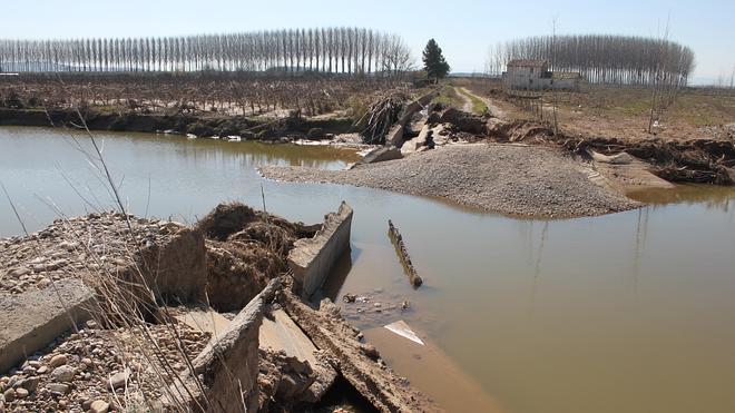 Los restos del tsunami del Ebro