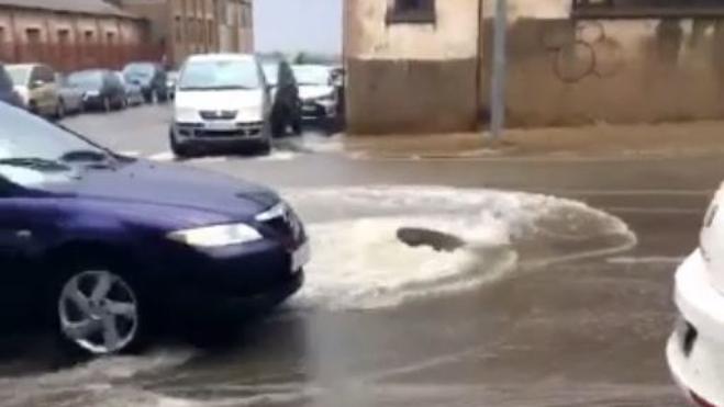 Tormenta en Calahorra