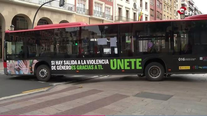 Autobuses riojanos contra la violencia de género